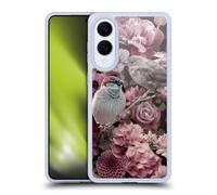 Head Case Designs Officially Licensed LebensArt Sparrows In Blush Pink Birds And Floral Gel Case [Military Grade Protection] Compatible With Samsung Galaxy S25 Edge