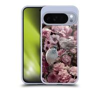 Head Case Designs Officially Licensed LebensArt Sparrows In Blush Pink Birds And Floral Gel Case [Military Grade Protection] Compatible with Google Pixel 10 Pro XL and Compatible with MagSafe