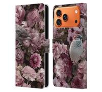 Head Case Designs Officially Licensed LebensArt Sparrows In Blush Pink Birds And Floral Leather Wallet Case Compatible With Apple iPhone 17 Pro Max