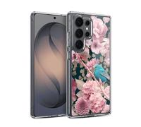 Head Case Designs Officially Licensed LebensArt Sparrows In Pink Birds And Floral Gel Case [Military Grade Protection] Compatible with Samsung Galaxy S26 Ultra and Compatible with MagSafe