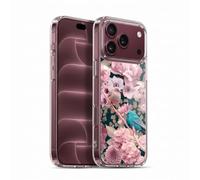 Head Case Designs Officially Licensed LebensArt Sparrows In Pink Birds And Floral Gel Case [Military Grade Protection] Compatible With Apple iPhone 18 Pro Max
