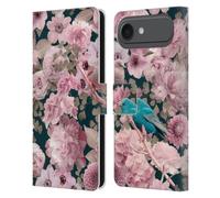 Head Case Designs Officially Licensed LebensArt Sparrows In Pink Birds And Floral Leather Wallet Case Compatible With Apple iPhone 17 Air