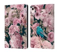 Head Case Designs Officially Licensed LebensArt Sparrows In Pink Birds And Floral Leather Wallet Case Compatible With Apple iPad mini (2021/2024)