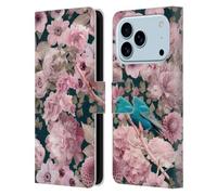 Head Case Designs Officially Licensed LebensArt Sparrows In Pink Birds And Floral Leather Wallet Case Compatible With Apple iPhone 17 Pro