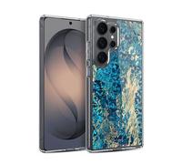 Head Case Designs Officially Licensed LebensArt Teal Jungle Geo Liquid Marble Gel Case [Military Grade Protection] Compatible with Samsung Galaxy S26 Ultra and Compatible with MagSafe