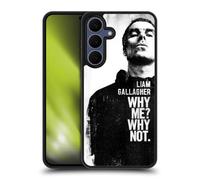 Head Case Designs Officially Licensed Liam Gallagher Why Me Graphics Gel Armour Case [Military Grade Protection] Compatible With Samsung Galaxy S25 FE