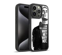Head Case Designs Officially Licensed Liam Gallagher Why Me Graphics Gel Armour Case [Military Grade Protection] Compatible With Apple iPhone 15 Pro