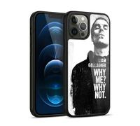 Head Case Designs Officially Licensed Liam Gallagher Why Me Graphics Gel Armour Case [Military Grade Protection] Compatible With Apple iPhone 12 Pro Max