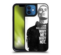 Head Case Designs Officially Licensed Liam Gallagher Why Me Graphics Gel Armour Case [Military Grade Protection] Compatible With Apple iPhone 12 / iPhone 12 Pro