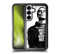Head Case Designs Officially Licensed Liam Gallagher Why Me Graphics Ultra-Armoured Shockproof Case [Military Grade Protection] Compatible With Samsung Galaxy S25+