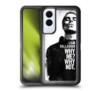Head Case Designs Officially Licensed Liam Gallagher Why Me Graphics Ultra-Armoured Shockproof Case [Military Grade Protection] Compatible With Samsung Galaxy S25 Edge