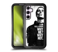 Head Case Designs Officially Licensed Liam Gallagher Why Me Graphics Ultra-Armoured Shockproof Case [Military Grade Protection] Compatible With Samsung Galaxy A35 5G