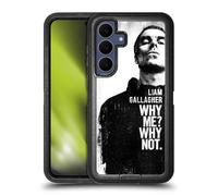 Head Case Designs Officially Licensed Liam Gallagher Why Me Graphics Ultra-Armoured Shockproof Case [Military Grade Protection] Compatible With Samsung Galaxy S25 FE