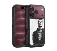 Head Case Designs Officially Licensed Liam Gallagher Why Me Graphics Ultra-Armoured Shockproof Case [Military Grade Protection] Compatible With Apple iPhone 18 Pro Max