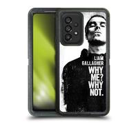 Head Case Designs Officially Licensed Liam Gallagher Why Me Graphics Ultra-Armoured Shockproof Case [Military Grade Protection] Compatible With Samsung Galaxy A53 5G (2022)