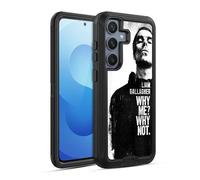Head Case Designs Officially Licensed Liam Gallagher Why Me Graphics Ultra-Armoured Shockproof Case [Military Grade Protection] Compatible With Samsung Galaxy S25