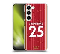 Head Case Designs Officially Licensed Liverpool Football Club 2024/25 Home Kit 2025 Premier League Champions Hard Back Case Compatible With Samsung Galaxy S23 5G