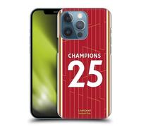 Head Case Designs Officially Licensed Liverpool Football Club 2024/25 Home Kit 2025 Premier League Champions Hard Back Case Compatible With Apple iPhone 13 Pro