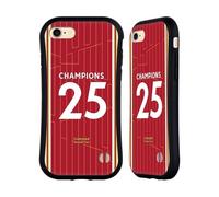 Head Case Designs Officially Licensed Liverpool Football Club 2024/25 Home Kit 2025 Premier League Champions Hybrid Case Compatible With Apple iPhone 7/8 / SE 2020 & 2022