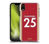 Head Case Designs Officially Licensed Liverpool Football Club 2024/25 Home Kit 2025 Premier League Champions Hard Back Case Compatible With Apple iPhone XR