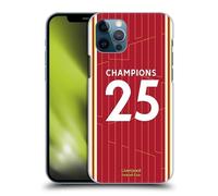 Head Case Designs Officially Licensed Liverpool Football Club 2024/25 Home Kit 2025 Premier League Champions Hard Back Case Compatible With Apple iPhone 12 / iPhone 12 Pro