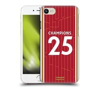 Head Case Designs Officially Licensed Liverpool Football Club 2024/25 Home Kit 2025 Premier League Champions Hard Back Case Compatible With Apple iPhone 7/8 / SE 2020 & 2022