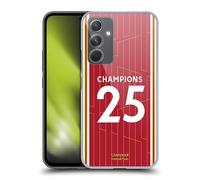 Head Case Designs Officially Licensed Liverpool Football Club 2024/25 Home Kit 2025 Premier League Champions Hard Back Case Compatible With Samsung Galaxy A54 5G