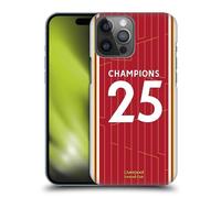 Head Case Designs Officially Licensed Liverpool Football Club 2024/25 Home Kit 2025 Premier League Champions Hard Back Case Compatible With Apple iPhone 14 Pro Max