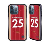 Head Case Designs Officially Licensed Liverpool Football Club 2024/25 Home Kit 2025 Premier League Champions Hybrid Case Compatible With Apple iPhone 13 Pro