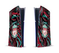 Head Case Designs Officially Licensed Liverpool Football Club Abstract Brush Art Vinyl Sticker Gaming Skin Decal Cover Compatible With Sony PlayStation 5 PS5 Slim Digital Edition Console