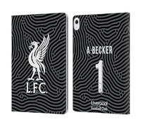 Head Case Designs Officially Licensed Liverpool Football Club Alisson Becker 2020/21 Players Home Group 1 Leather Wallet Case Compatible With Apple iPad Air 13 2024/2025