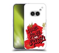 Head Case Designs Officially Licensed Liverpool Football Club Allez Allez Allez Gold Graffiti Art Gel Case [Military Grade Protection] Compatible With Nothing Phone (2a)