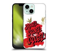 Head Case Designs Officially Licensed Liverpool Football Club Allez Allez Allez Gold Graffiti Art Hard Back Case Compatible With Apple iPhone 13 Mini