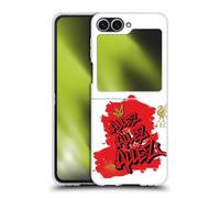 Head Case Designs Officially Licensed Liverpool Football Club Allez Allez Allez Gold Graffiti Art Hard Back Case Compatible With Samsung Galaxy Z Flip6