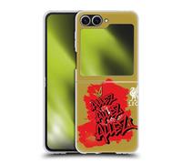 Head Case Designs Officially Licensed Liverpool Football Club Allez Allez Allez White Graffiti Art Hard Back Case Compatible With Samsung Galaxy Z Flip6