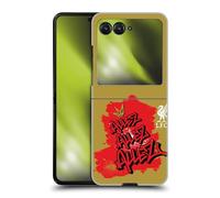 Head Case Designs Officially Licensed Liverpool Football Club Allez Allez Allez White Graffiti Art Hard Back Case Compatible With Razr 40 Ultra/Razr+ 2023