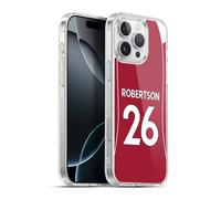 Head Case Designs Officially Licensed Liverpool Football Club Andy Robertson 2025/26 Players Home Kit 2nd Group Gel Case [Military Grade Protection] Compatible With Apple iPhone 16 Pro Max