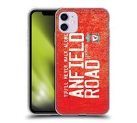 Head Case Designs Officially Licensed Liverpool Football Club Anfield Road Red Crest You'Ll Never Walk Alone Gel Case [Military Grade Protection] Compatible With Apple iPhone 11
