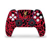 Head Case Designs Officially Licensed Liverpool Football Club Animal Print Art Vinyl Faceplate Sticker Gaming Skin Decal Cover Compatible With Sony PlayStation 5 PS5 DualSense Controller