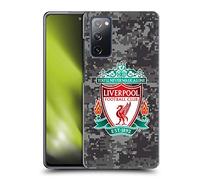 Head Case Designs Officially Licensed Liverpool Football Club Away Colours Crest Digital Camouflage Hard Back Case Compatible With Samsung Galaxy S20 FE / 5G
