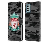 Head Case Designs Officially Licensed Liverpool Football Club Away Colourways Crest Camou Leather Book Wallet Case Cover Compatible With Nokia G42
