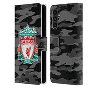 Head Case Designs Officially Licensed Liverpool Football Club Away Colourways Crest Camou Leather Book Wallet Case Cover Compatible With Samsung Galaxy A13 5G (2021)