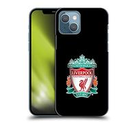 Head Case Designs Officially Licensed Liverpool Football Club Black 1 Crest 1 Hard Back Case Compatible With Apple iPhone 13