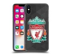 Head Case Designs Officially Licensed Liverpool Football Club Black Geometric 1 Crest 1 Hard Back Case Compatible With Apple iPhone X/iPhone XS