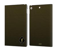 Head Case Designs Officially Licensed Liverpool Football Club Black & Gold Crest & Liverbird 2 Leather Wallet Case Compatible With Apple iPad 10.2 2019/2020/2021