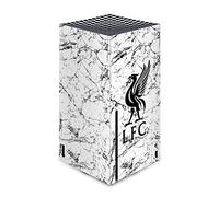 Head Case Designs Officially Licensed Liverpool Football Club Black Liver Bird Marble Art Vinyl Sticker Gaming Skin Decal Cover Compatible With Xbox Series X Console