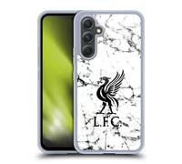 Head Case Designs Officially Licensed Liverpool Football Club Black Liver Bird Marble Gel Case [Military Grade Protection] Compatible With Samsung Galaxy A54 5G