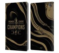 Head Case Designs Officially Licensed Liverpool Football Club Black Marble 2025 Premier League Champions Leather Wallet Case Compatible With Amazon Fire Max 11 2023