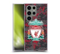 Head Case Designs Officially Licensed Liverpool Football Club Club Colours Crest Digital Camouflage Soft Gel Case Compatible With Samsung Galaxy S24 Ultra 5G