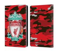 Head Case Designs Officially Licensed Liverpool Football Club Club Colourways Crest Camou Leather Wallet Case Compatible With Kindle Paperwhite 5 (2021)